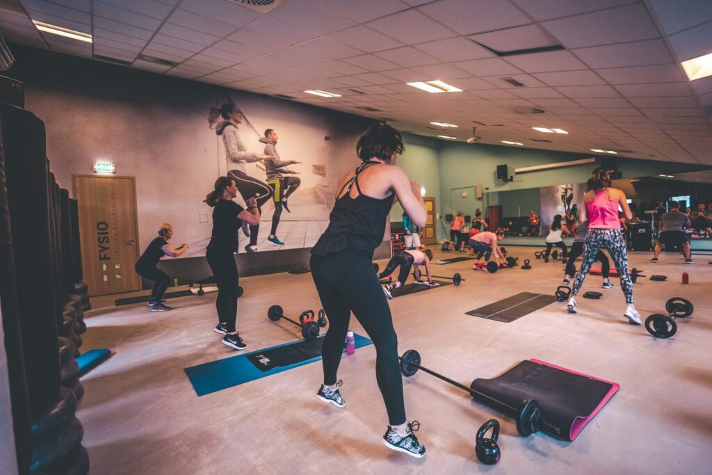 burpees tijdens de groepsles