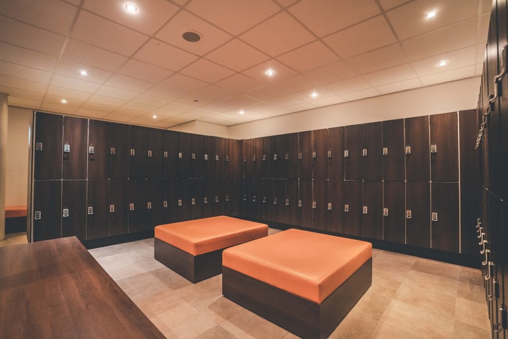 kleedkamer met lockers