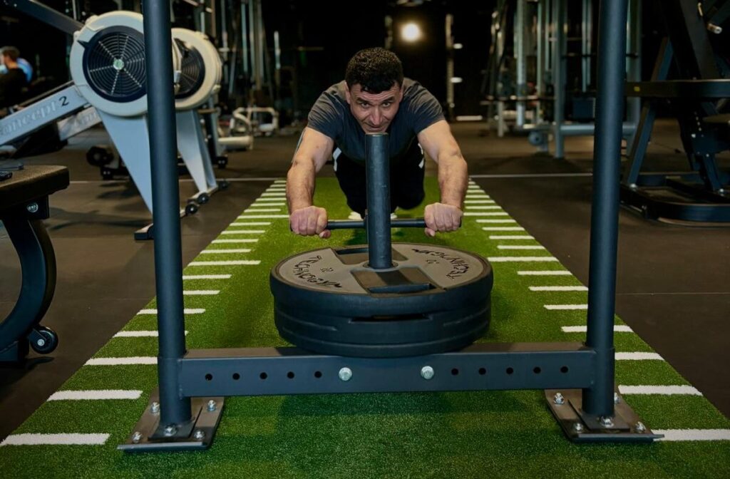 sled push functioneel trainen