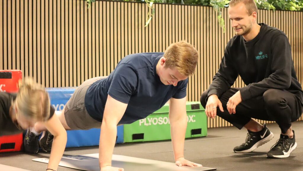 push ups onder leiding coacjh